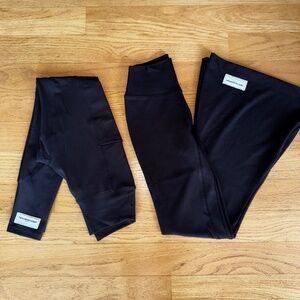 The Giving Movement (TGM) Black Leggings: LOT 2